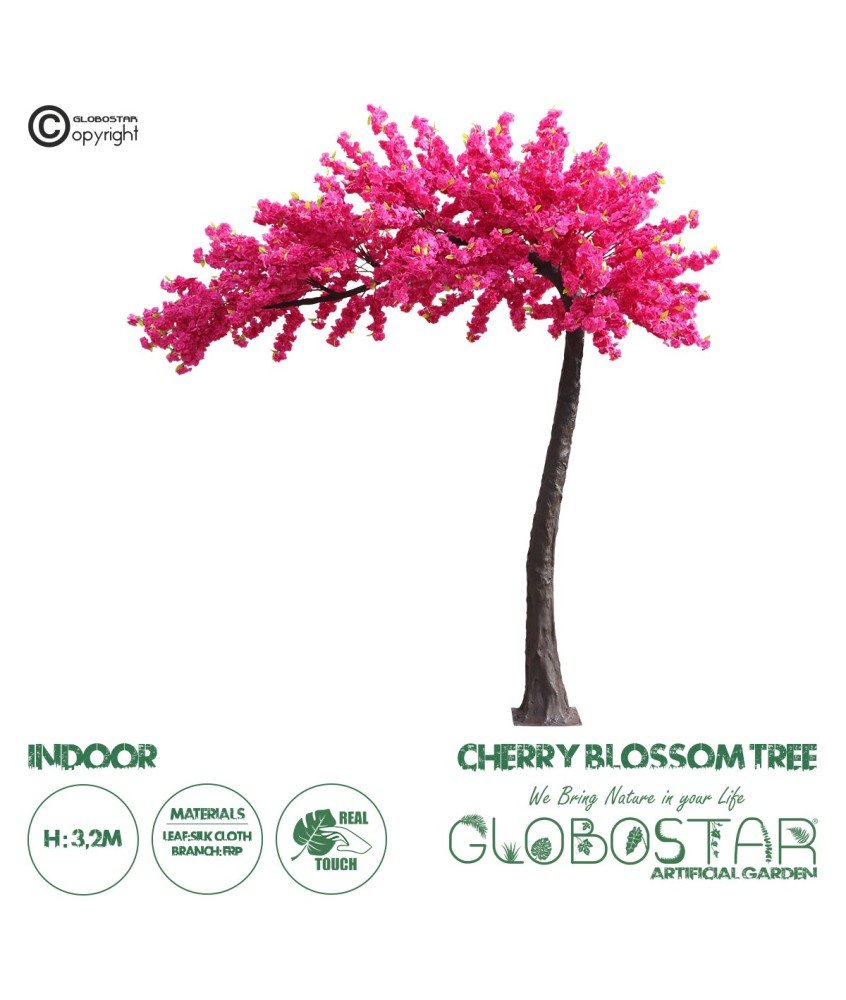 GloboStar® Artificial Garden CHERRY BLOSSOM TREE 20185 Τεχνητό Διακοσμητικό Δέντρο Βουκαμβίλια Άνθος Κερασιάς Υ320cm